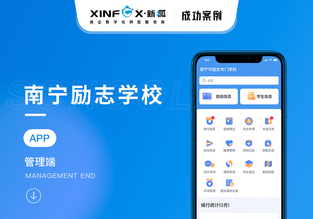 南寧勵志學校app開發(fā)案例